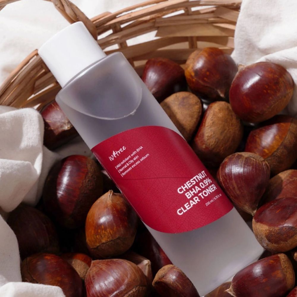 Isntree Chestnut BHA 2% Clear Liquid K Beauty clears & tightens pores helps acne